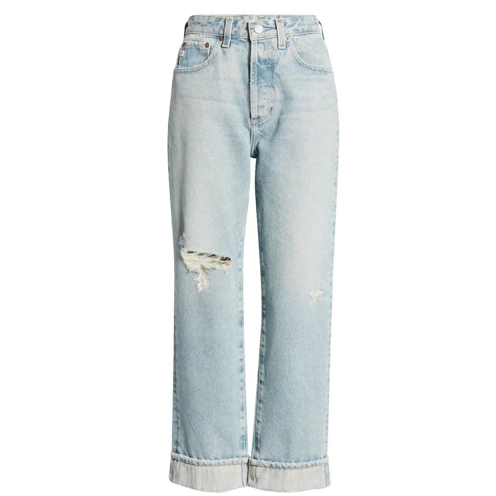 AG Adriano Goldschmied Alexxis High Rise Straight Jeans 32 NWT